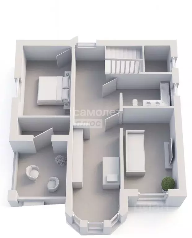 Коттедж в Рязанская область, Рязанский муниципальный округ, с. Глебово ... - Фото 2