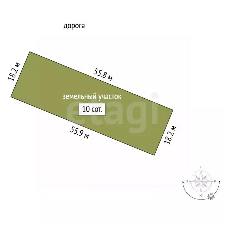 Участок в Крым, Ленинский район, с. Калиновка ул. Ленина (10.0 сот.) - Фото 2