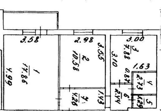 2-комнатная квартира: Краснодар, улица Красных Партизан, 248 (47 м) - Фото 1