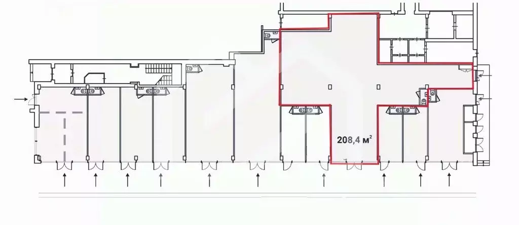 Помещение свободного назначения в Москва Коровинское ш., 1А (208 м) - Фото 2