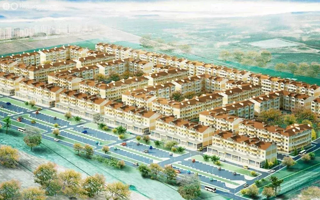 1-комнатная квартира: Новая Адыгея, Бжегокайская улица, 31/1к1 (36 м) - Фото 0