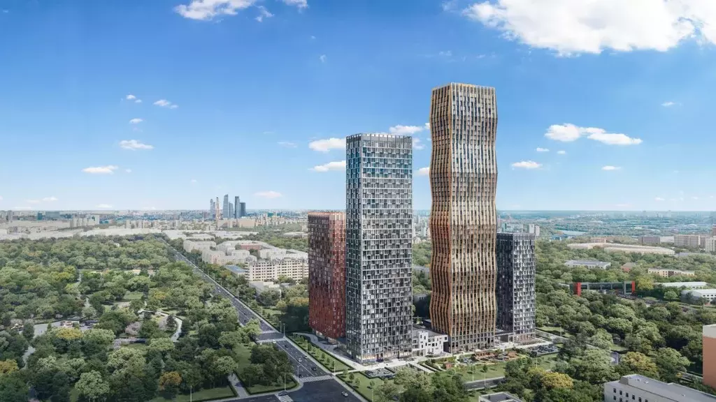 2-к кв. Москва Инди Тауэрс жилой комплекс (93.7 м) - Фото 1