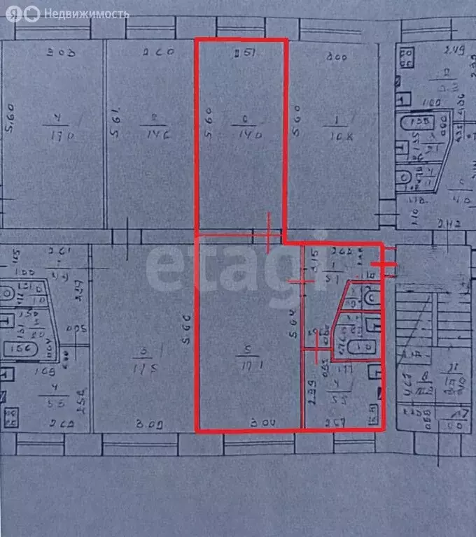 2-комнатная квартира: Казань, Парковая улица, 7 (44.8 м) - Фото 1