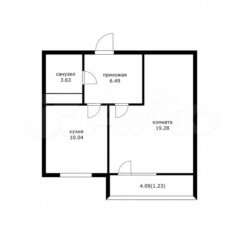1-к. квартира, 40 м, 3/16 эт. - Фото 0