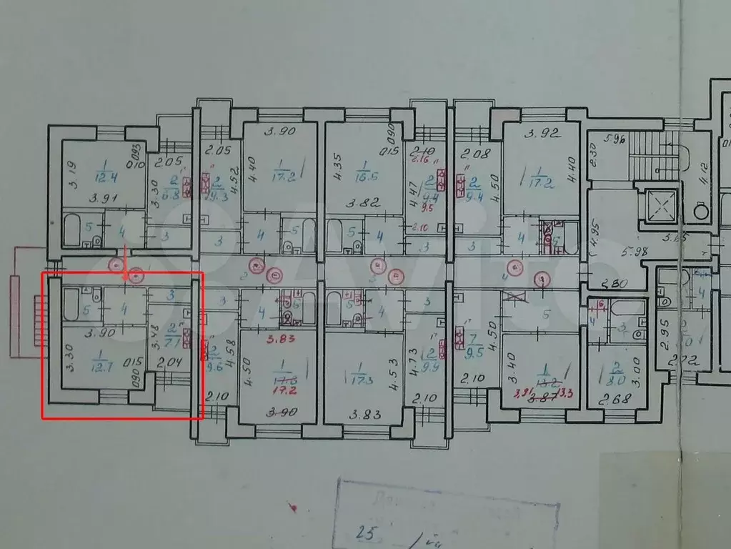 1-к. квартира, 28,3 м, 6/9 эт. - Фото 0