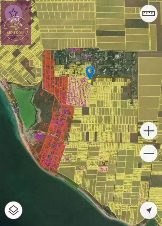 Участок в Крым, Сакский район, Молочненское с/пос, Радуга СПК аллея ... - Фото 2