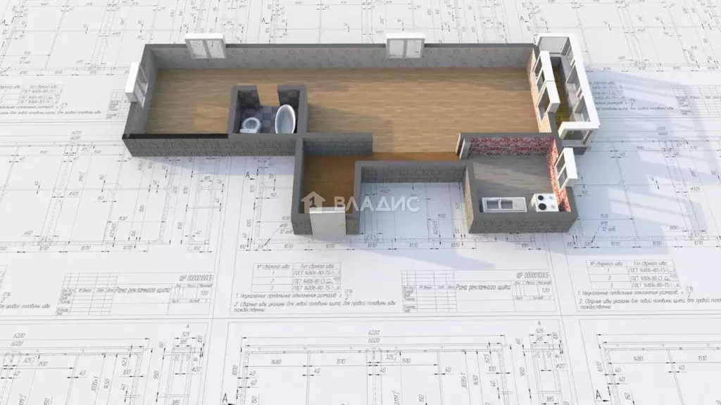 2-к кв. Иркутская область, Ангарск 100-й кв-л, 1 (40.1 м) - Фото 2