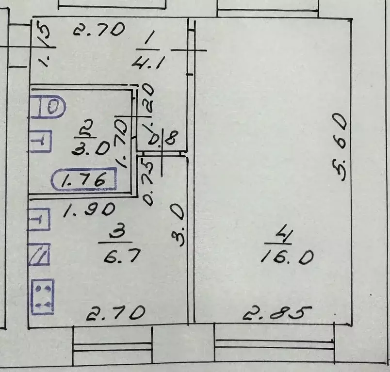 1-к кв. Татарстан, Казань ул. Заслонова, 11а (29.8 м) - Фото 1