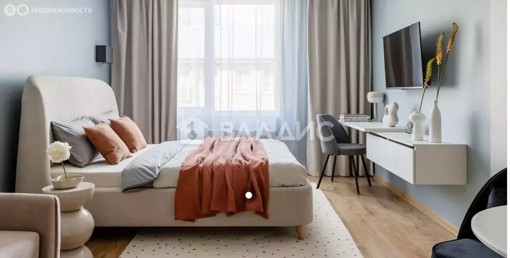 Квартира-студия: Нижний Новгород, улица Сазанова, 6 (17 м) - Фото 0