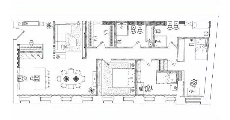 3-к кв. Санкт-Петербург Галерная ул., 40 (133.0 м) - Фото 2