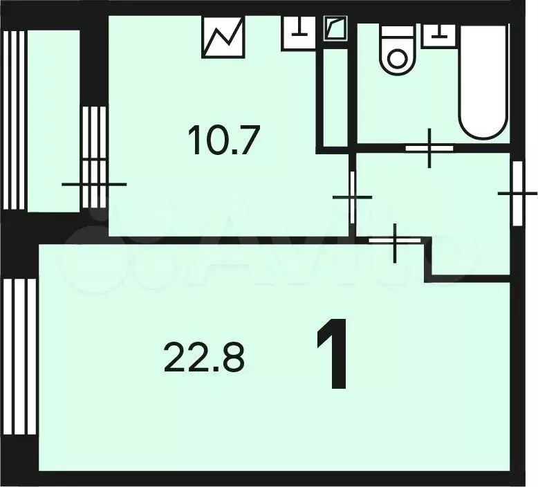 Аукцион: 1-к. квартира, 41,3 м, 25/29 эт. - Фото 0