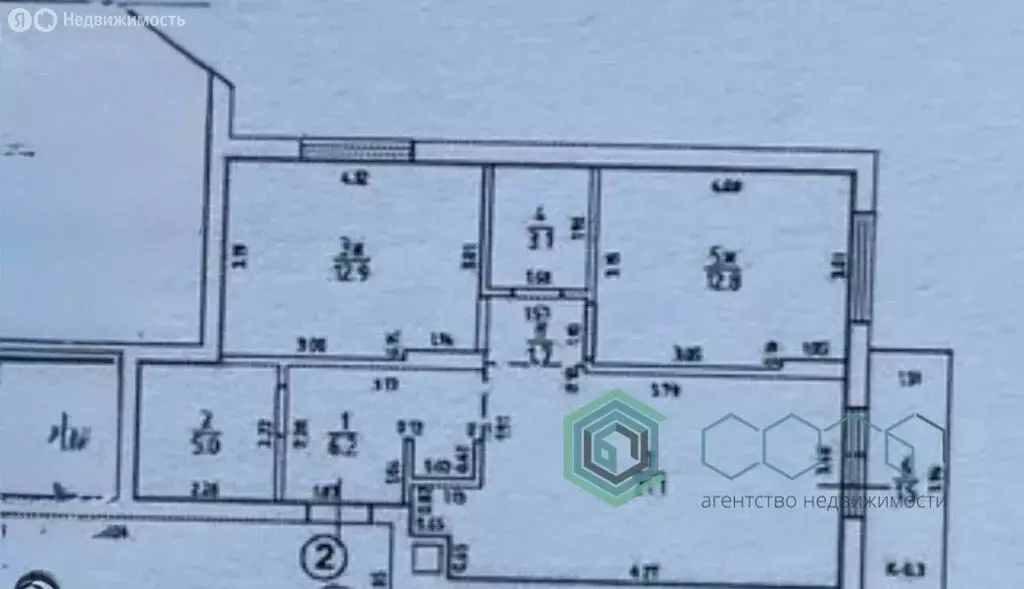 2-комнатная квартира: посёлок Васильково, Весенняя улица, 3к1 (62.8 м) - Фото 1