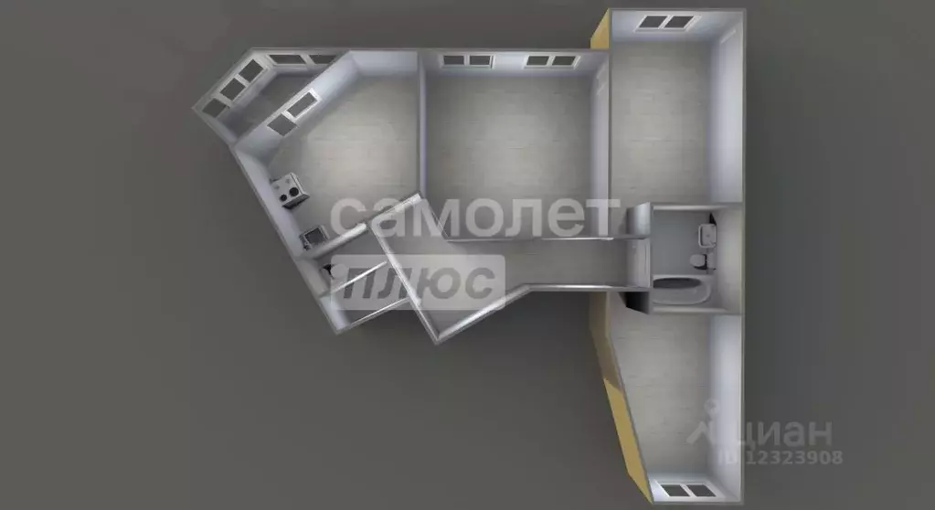 3-к кв. Московская область, Подольск Народная ул., 23к1 (95.0 м) - Фото 2