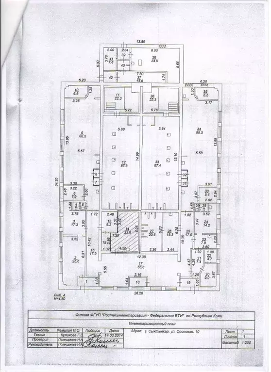 Помещение свободного назначения в Коми, Сыктывкар Сосновая ул., 10 (51 ... - Фото 2