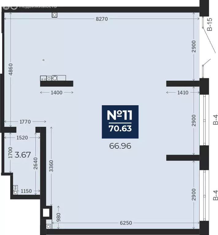 Помещение свободного назначения (70.63 м) - Фото 0
