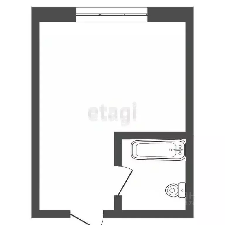 Студия Кемеровская область, Юрга Комсомольская ул., 2 (12.4 м) - Фото 2