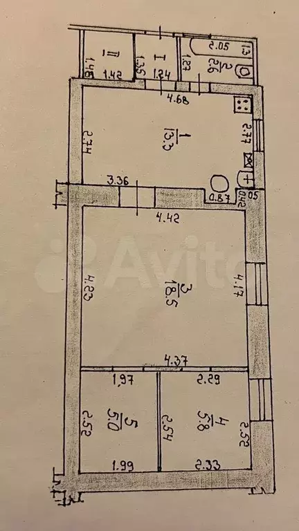 дом 45 м на участке 1 сот. - Фото 0