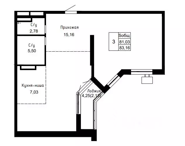 3-к кв. Приморский край, Артем  (83.16 м) - Фото 1