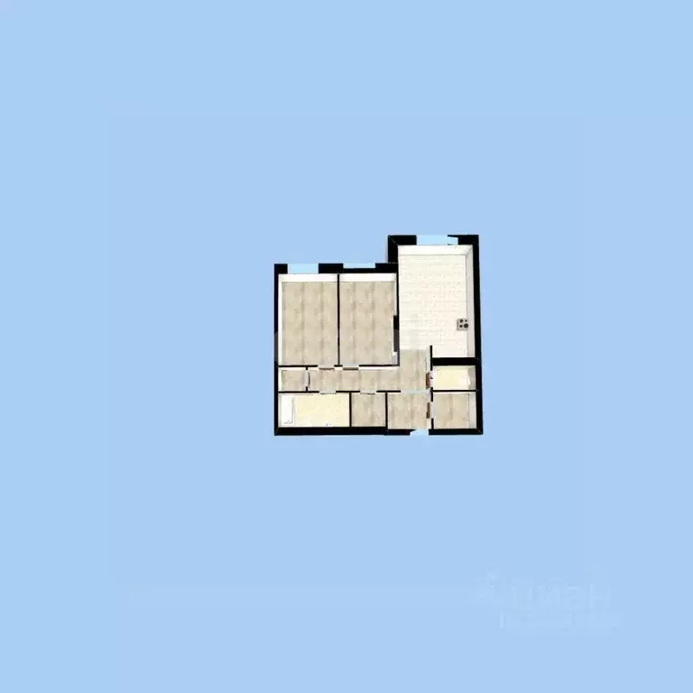 3-к кв. Башкортостан, Уфа ул. Рихарда Зорге, 73/1 (82.78 м) - Фото 1