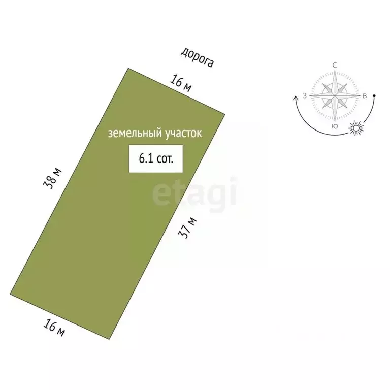 Участок в Ставропольский край, Ставрополь Импульс садовое ... - Фото 1