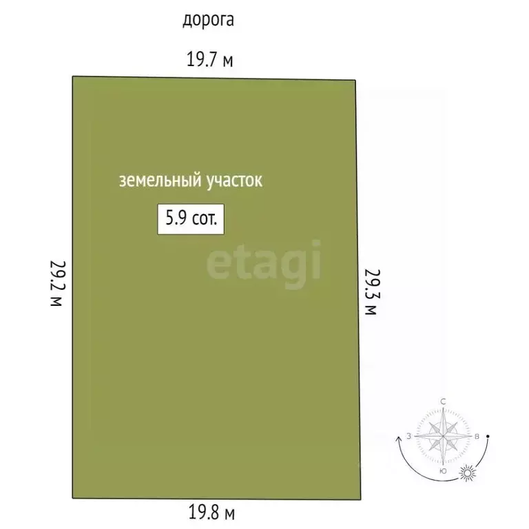 Участок в Ростовская область, Азовский район, Новоалександровское ... - Фото 2