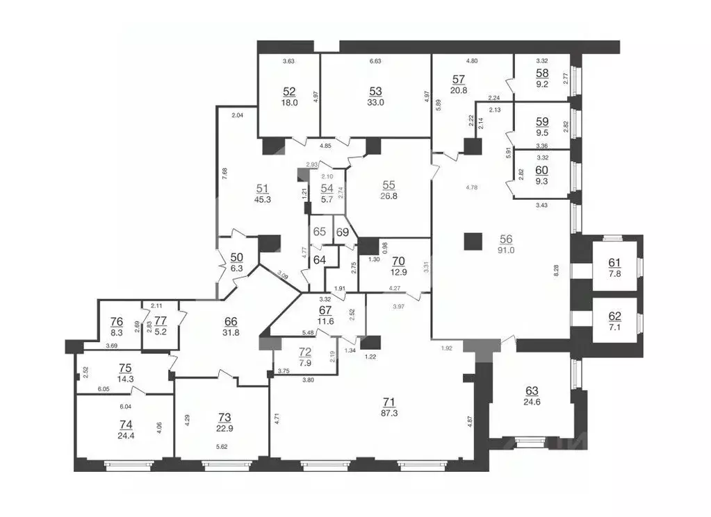 Помещение свободного назначения в Москва ул. Бутырский Вал, 68/70С1 ... - Фото 2