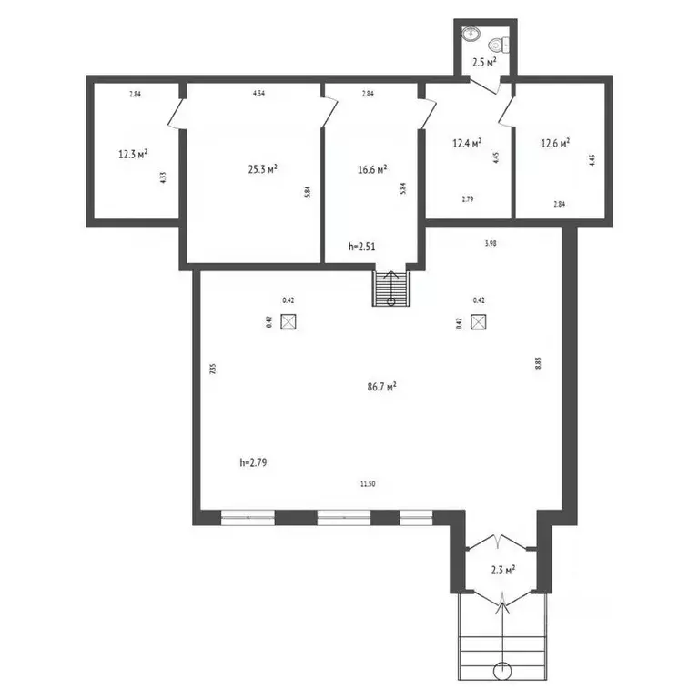 Торговая площадь в Красноярский край, Красноярск ул. ... - Фото 2