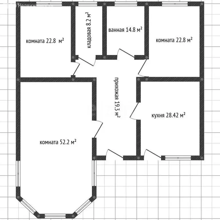 Дом в хутор Гавердовский, Садовая улица (279.9 м) - Фото 1