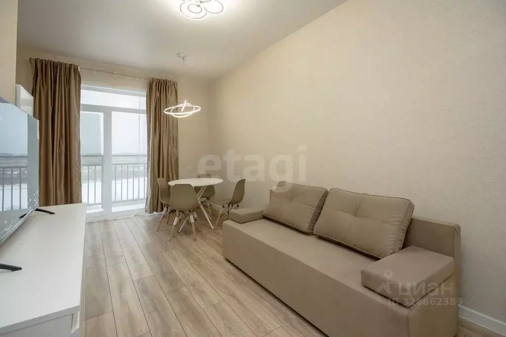 Студия Тюменская область, Тюмень ул. Краснооктябрьская, 16 (29.15 м) - Фото 1