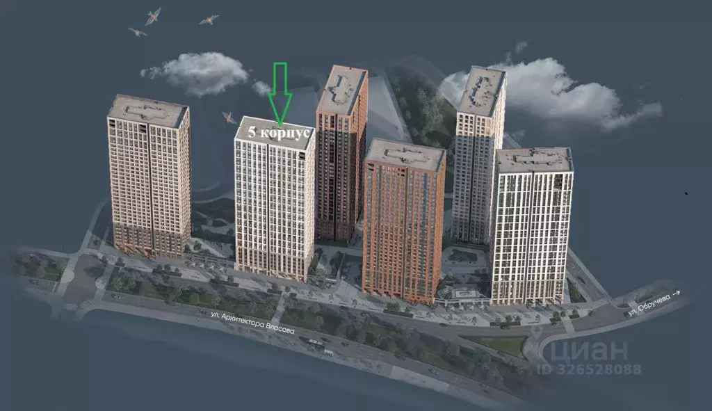 3-к кв. Москва ул. Архитектора Власова, 71к1 (65.9 м) - Фото 2