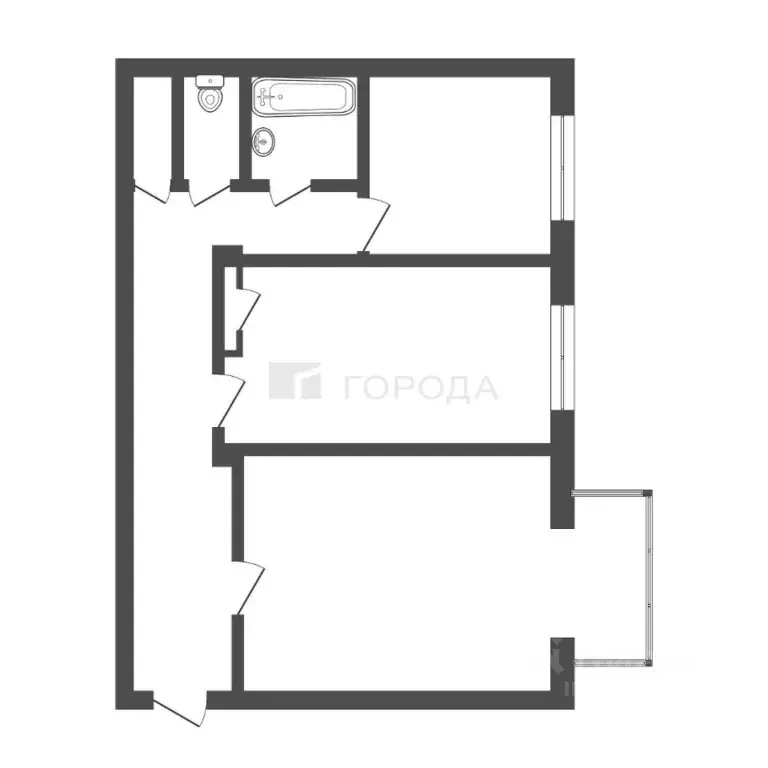2-к кв. Алтайский край, Барнаул ВРЗ мкр, бул. 9 Января, 88 (54.6 м) - Фото 1