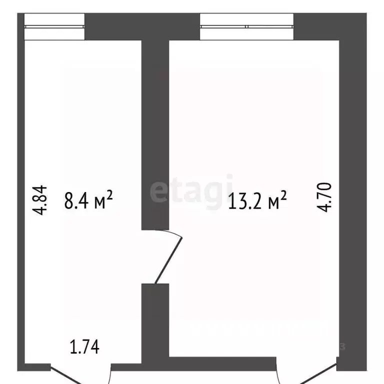 Комната Краснодарский край, Геленджик ул. Орджоникидзе, 9А (21.0 м) - Фото 2