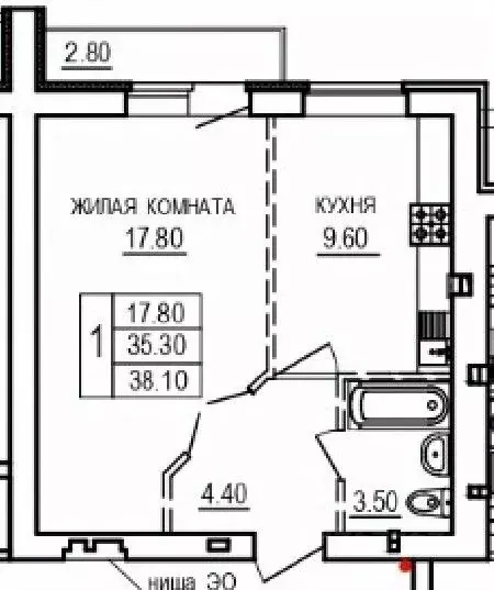 1-к кв. Саратовская область, Саратов пос. Мирный, На Благодатной жилой ... - Фото 0