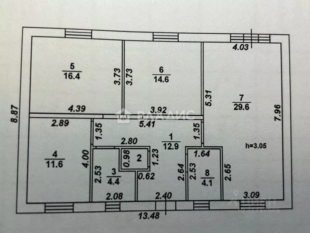 Дом в Воронежская область, Воронеж ул. Октябрьская, 43А (94 м) - Фото 1