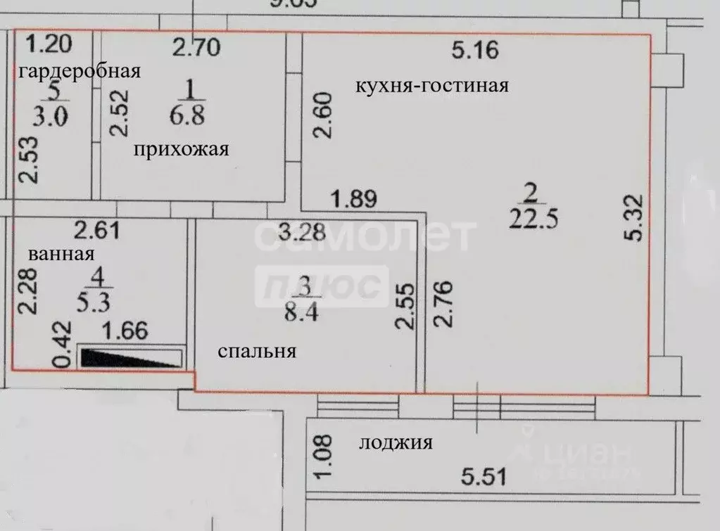 2-к кв. Челябинская область, Челябинск ул. 1-я Окружная, 5 (48.0 м) - Фото 2