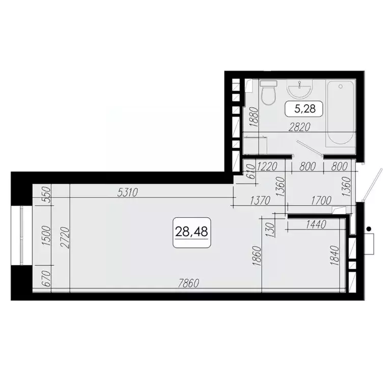 1-к кв. Приморский край, Владивосток Верхняя ул., 20 (28.48 м) - Фото 1