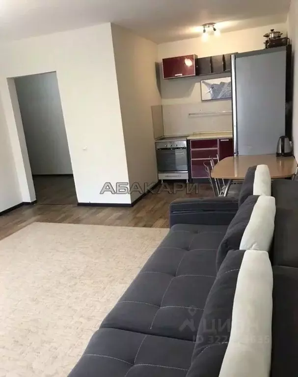 2-к кв. Красноярский край, Красноярск ул. Авиаторов, 64 (56.0 м) - Фото 1