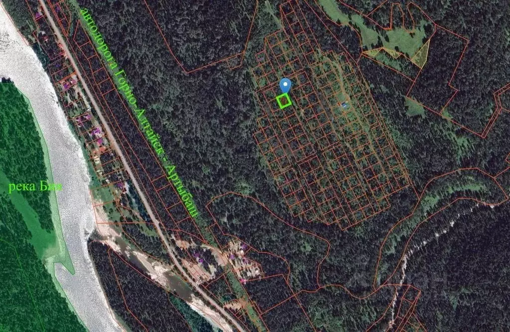 Участок в Алтай, Турочакский район, с. Артыбаш ул. Пихтовая (10.0 ... - Фото 1