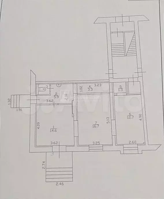 Сдам помещение свободного назначения, 55.7 м - Фото 0