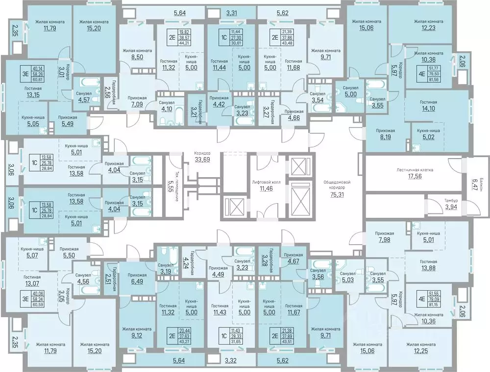 4-к кв. Пермский край, д. Кондратово ул. Водопроводная, 6/4 (81.15 м) - Фото 2