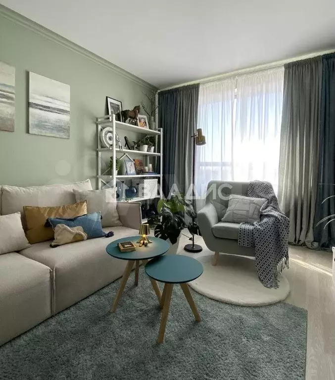 2-к. квартира, 60 м, 25/29 эт. - Фото 1