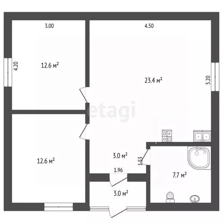 Дом в Тюменская область, Тюмень Якорь садовое товарищество, ул. ... - Фото 2