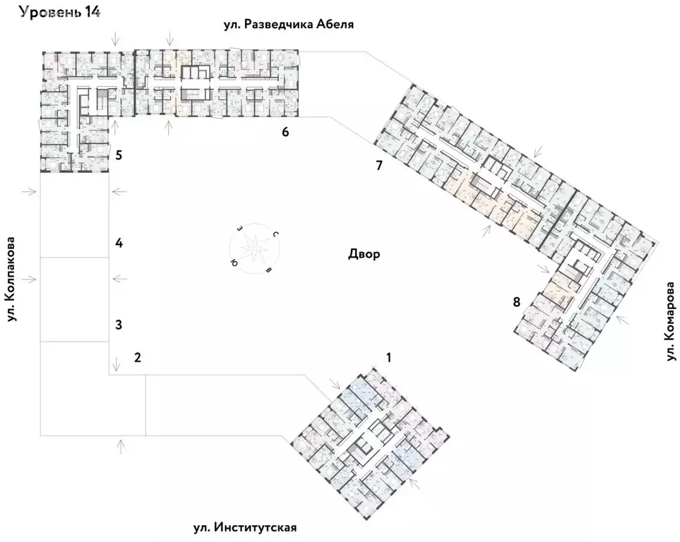 2-комнатная квартира: Мытищи, ЖК Страна.Парковая (34.39 м) - Фото 2