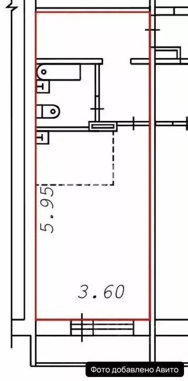 Студия Новосибирская область, Новосибирск ул. Виктора Уса, 4 (33.4 м) - Фото 2