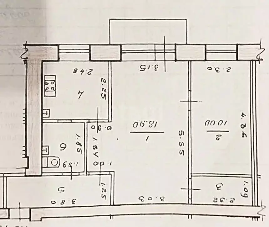 2-к кв. Татарстан, Казань просп. Ибрагимова, 9 (46.0 м) - Фото 2