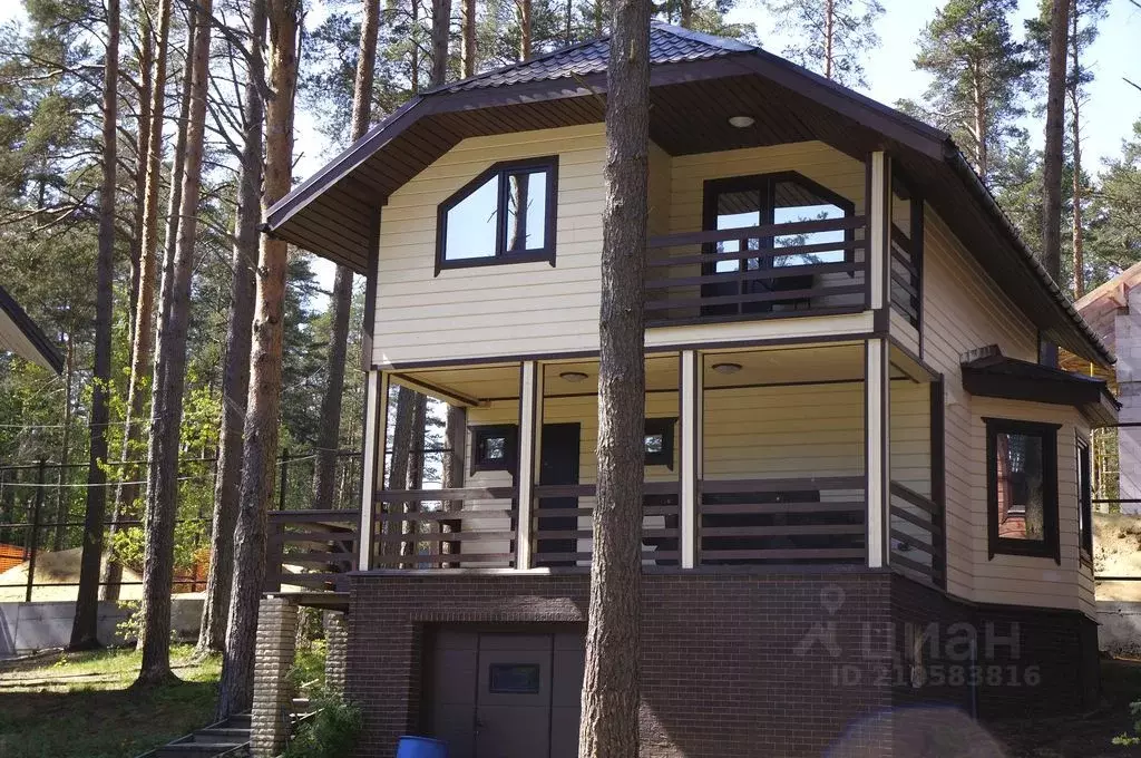 Дом в Ленинградская область, Приозерский район, пос. Сосново пер. ... - Фото 1