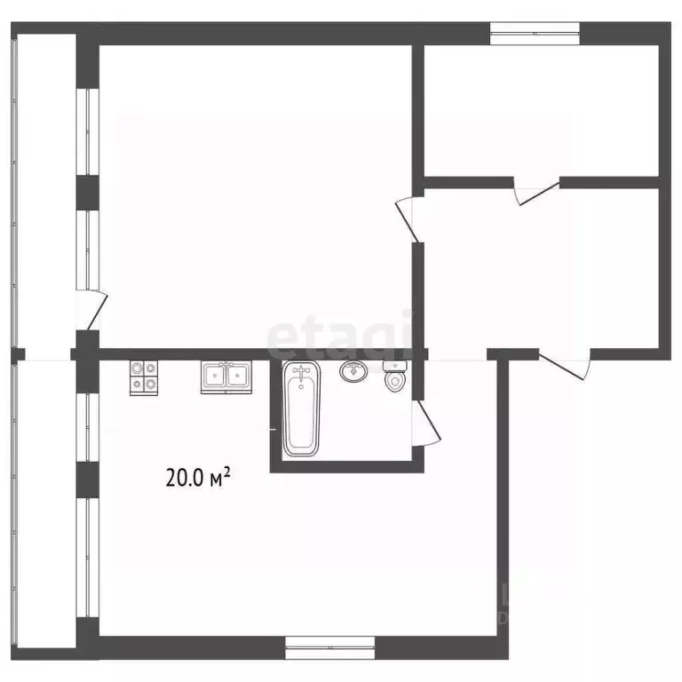 3-к кв. Саратовская область, Балашовский район, с. Старый Хопер ул. ... - Фото 1
