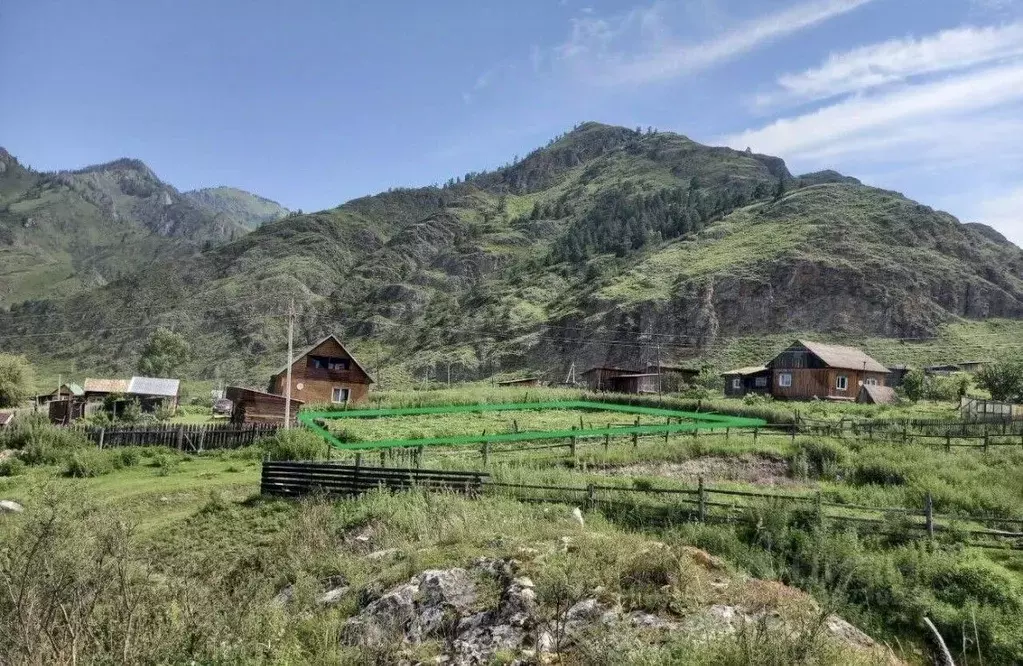 Участок в Алтай, Чемальский район, с. Еланда Катунская ул. (8.0 сот.) - Фото 1