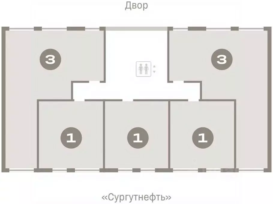 3-к кв. Ханты-Мансийский АО, Сургут 1-й мкр, Нефть жилой комплекс ... - Фото 1