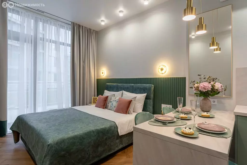 Квартира-студия: Зеленоградск, улица Гагарина, 87 (36.6 м) - Фото 1